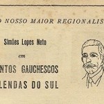 Recorte de um anúncio da Livraria do Globo na revista Província de São Pedro