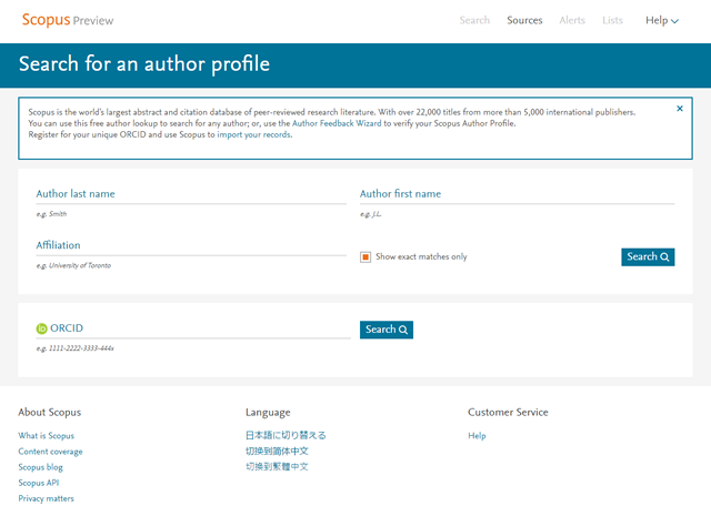 Scopus author