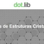 Banner com o logotipo da DotLib e abaixo o nome da base - Bases de Estruturas Cristalinas